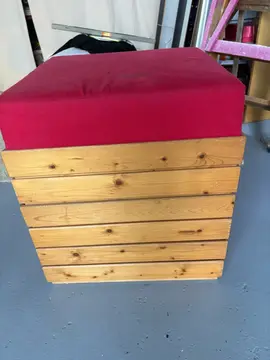coffre rangement pouf
