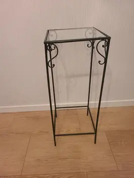 guéridon en verre