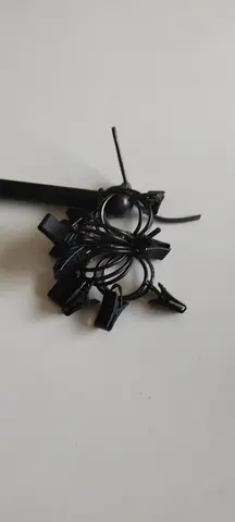 tringle à rideau+attaches