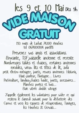 vide maison gratuit