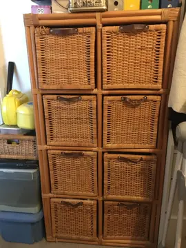 meuble en osier