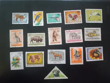 Timbres // Hongrie thématique animaux