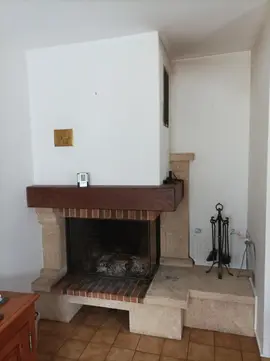 cheminée rustique