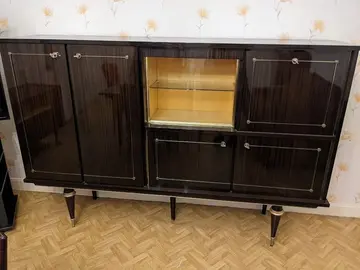 bahut vintage en bois laqué