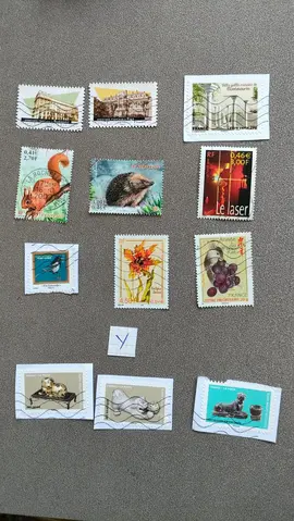 Timbres français lot Y