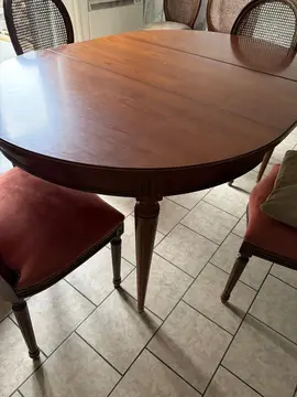 table ovale