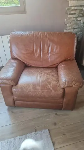 Fauteuil en cuir