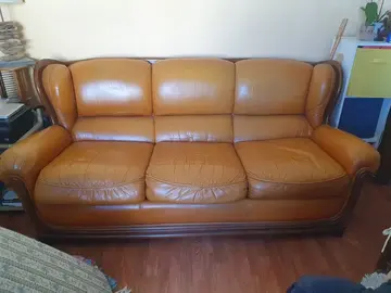 Canapé en cuir
