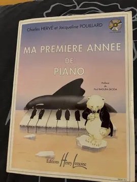 ma première année de piano