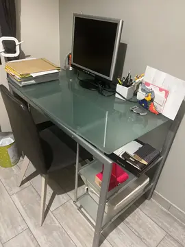 Bureau en verre