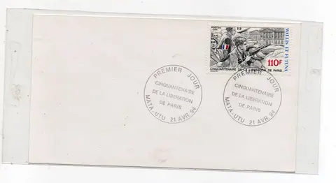 Donne entier postal 1er jour WALLIS & FUTUNA