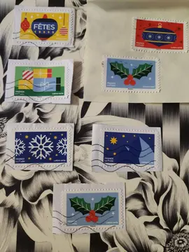 Timbres Des fêtes hautes en couleur 🥳