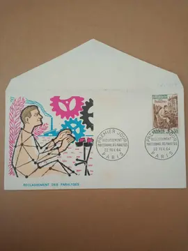 Timbres // Enveloppe 1er jour 1964