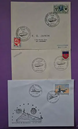 Timbres - Lot enveloppes (2)