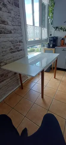 Table bois avec rallonge