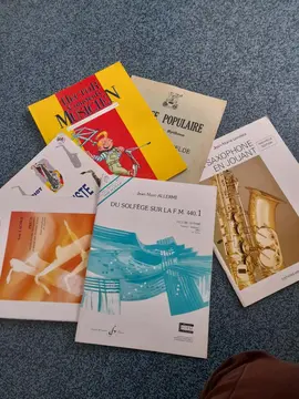 livres de solfege lot de 6