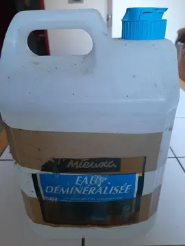 eau déminéralisée