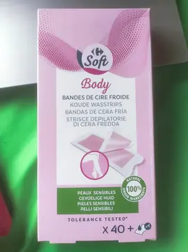Bandes de cire froide, neuves, pour épilation