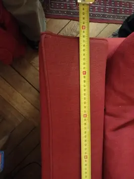 Canapé rouge