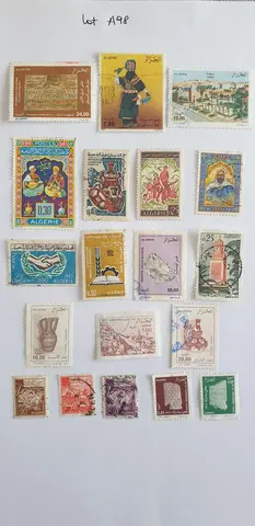 Lot A98 timbres Algérie