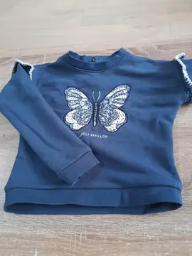 très joli pull papillon T 5 ans