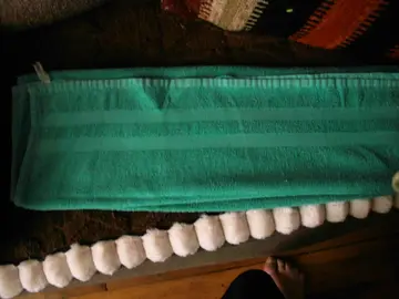 grande serviette verte