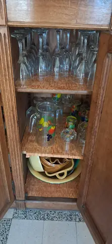 Lot verres et carafe
