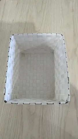 panier blanc rectangulaire