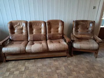 canapé convertible et 2 fauteuils