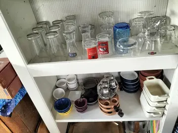 lot verres poêlons