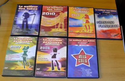 Lot 7 DVD Karaoké Le meilleur des tubes