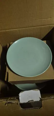 assiettes vertes