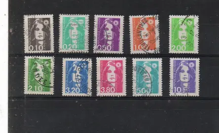 Donne timbres série marianne