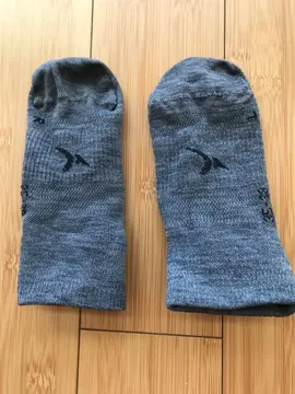 Chaussettes antidérapantes fitness femme grises
