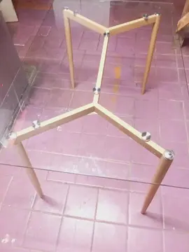 table en verre
