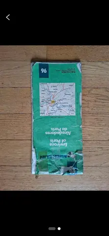 carte environs de Paris