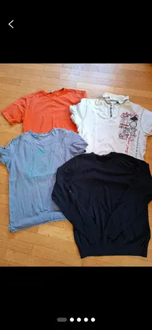 4 hauts homme L