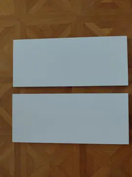 Façades extérieures SPACEO Evo' M Riga blanc H.25,3 pour tiroir H.15 X L.60 cm Leroy Merlin