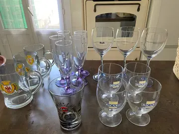lot de verres