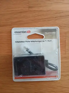Adaptateur fiche téléphonique en T / RJ11