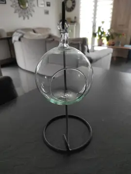 suspension en verre à décorer