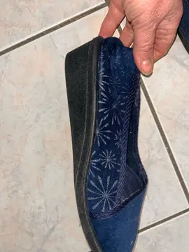 chaussons velours