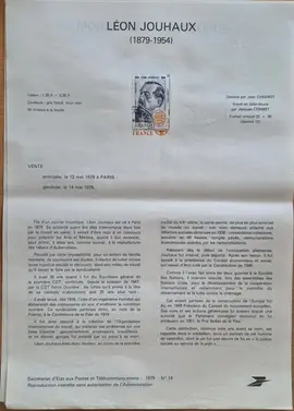 Timbres - Notice philatélique 1979 (lot1)