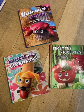 lot de 3 livres de cuisine Enfant