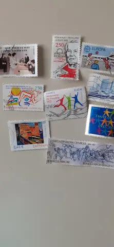 petit lot timbres français oblitérés