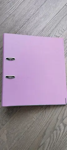 Classeur couleur rose