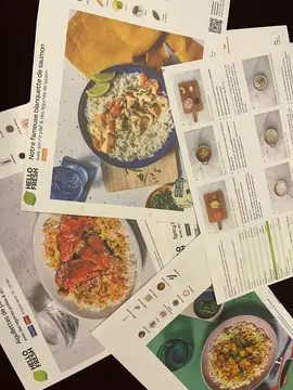 Délicieuses recettes Hello Fresh