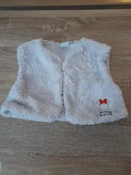 gilet blanc Minnie 3 ans