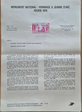 Timbres - Notice philatélique 1979 (lot2)