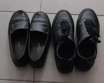 Deux paires de chaussures femme T: 38